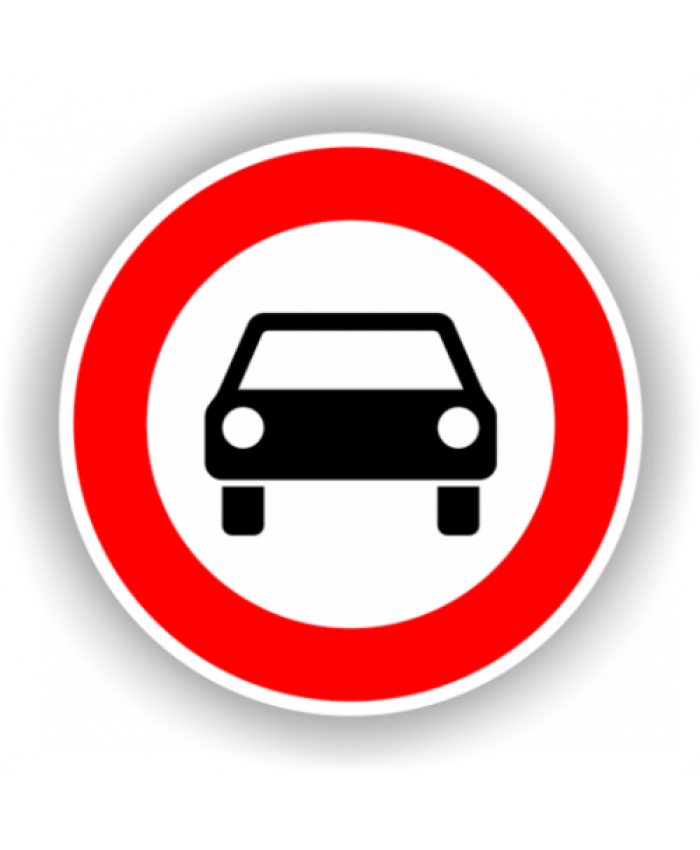 Indicatoare Accesul Interzis Autovehiculelor Cu Exceptia Motocicletelor Fara Atas
